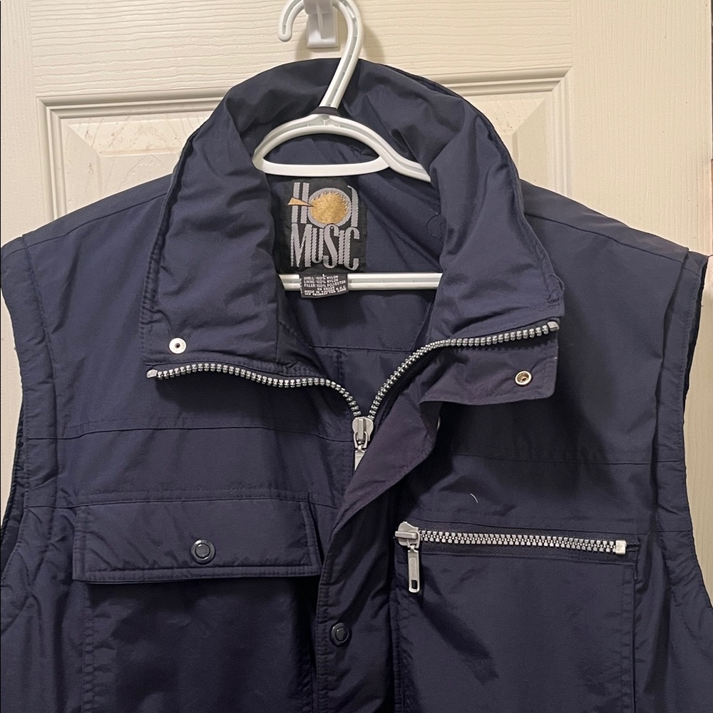 Navy Blue Men's Vest